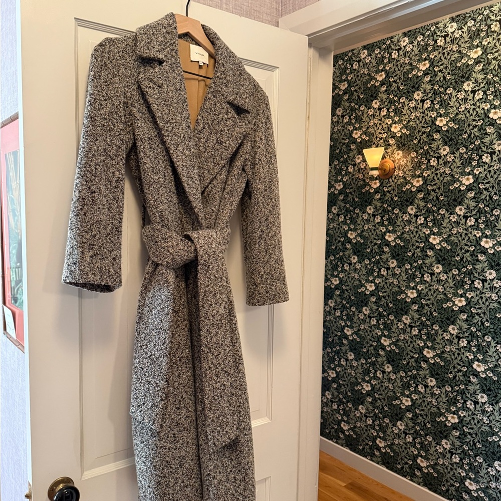 Vince wool wrap coat